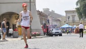 Łukasz Machlowski z Krakowa uzyskał trzeci czas I Maratonu Benedyktyńskiego. | Fot.  Małgorzata Młynarska