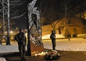 Pomnik kpt. Władysława Koby, przy którym rozpoczniemy Tropem Wilczym Bieg Pamięci Żołnierzy Wyklętych. | Fot.  Małgorzata Młynarska