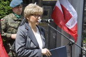 Tekst przemówienia Artura Dobruckiego - wiceprezesa TMLiKPW Oddział Jarosław odczytała Elżbieta Rusinko.