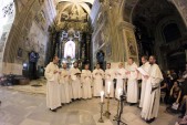 A w piątkowy wieczór (28.08) w bazylice oo.dominikanów wystąpili Bracia Dominikanie i Schola Cantorum Minorum Chosoviensis... | Fot.  Marcin Mituś