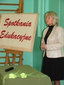 Na zdjęciu: otwierająca V Spotkania Edukacyjne Maria Żak - dyrektor ZSLiT w Jarosławiu.