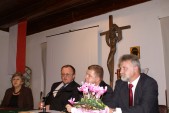 Prowadzący wspólną sesję Stanisław Kłopot i Janusz Szkodny ze swoimi zastępcami Zofią Karwańską i Marianem Kozłowskim