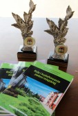 Nagrody dla zwycięzców konkursu "Kwitnąca Dzielnica 2018"
