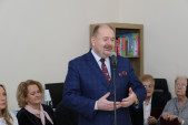 Słowa do Klubowiczów i zaproszonych gości skierował burmistrz Waldemar Paluch