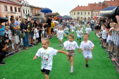 W ubiegłym roku trasy biegu przygotowano na rynku. | Fot.  I. Kmiecik