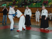 Walka seniorów według zasad Polskiego Związku Ju-Jitsu