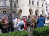 Przewodnik Zdzisława Bachanek opowiedziała o historii miasta i jego zabytków.