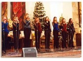 Zespół RYTM z Przemyśla - zwycięzca Festiwalu w kategorii zespołów dziecięcych - podczas koncertu galowego w kościele pw. Chrystusa Króla.