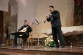 Michał Nagy i Arkadiusz Krupa podczas koncertu w kościele pw. Chrystusa Króla | Fot. Filip Polit