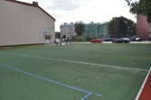 Nowe boisko szkolne.