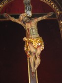 Figura Chrystusa Ukrzyżowanego po konserwacji