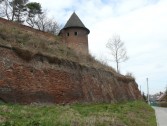 Mur oporowy wzdłuż ul. Podgórze. | Fot. J. Stęchły (2)